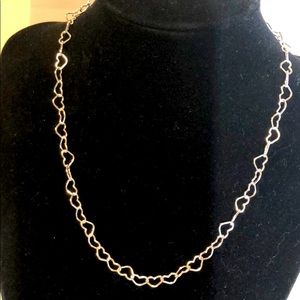 🆕 Sterling silver heart chain necklace